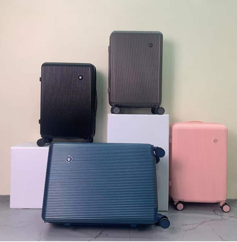 Zipper Frame USB Port Bagagesets met Cup Holder Trolley Reistas Hoogwaardige ABS Bagagesak