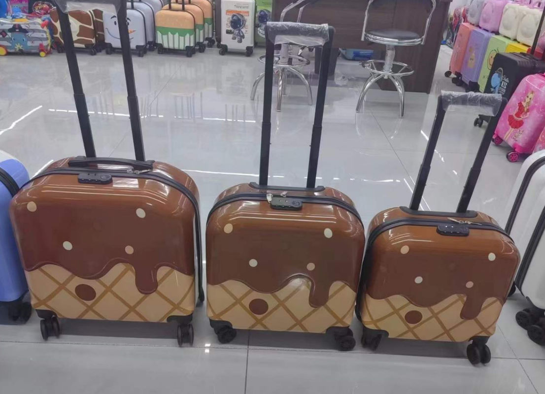 Kinderen trolley case Cartoon boarding case Universal Wheel Password Koffer kan logo print Patroon kinder bagage