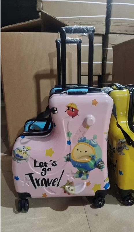 Paw Patrol 20 inch Trolley Case Nieuwe mannen en vrouwen Kinderen kunnen rijden Cartoon Code Aluminium Trolley Case Reisbagage