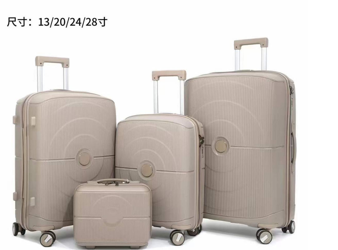 Op maat gemaakte handbagage reistassen PP-bagage koffer bagagesets 4 stukken trolley tassen fabrikanten