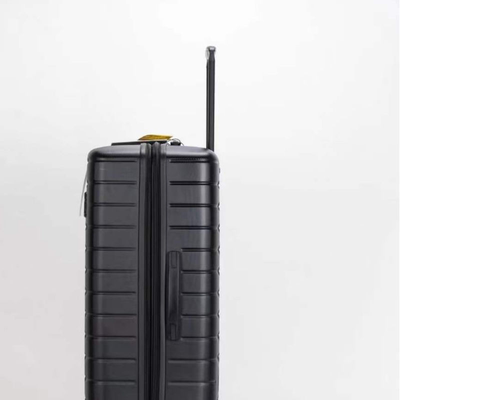 Zwart Onbreekbaar PP Nieuwste Koffer Duurzame Reistas 28 Uitbreidbare TSA Lock Baggage Sets Voor Zakenreis
