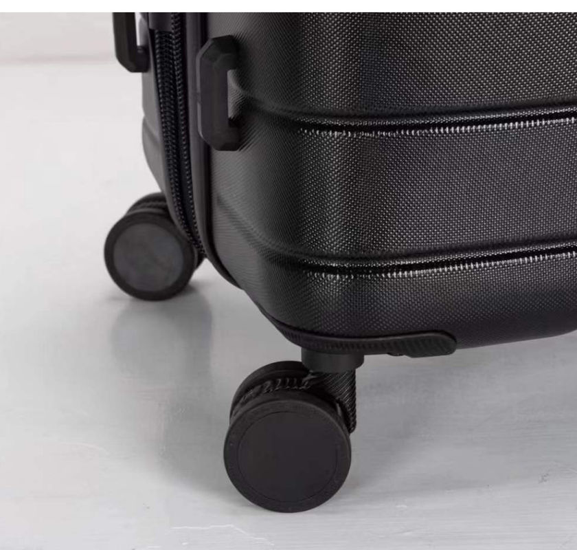 Zwart Onbreekbaar PP Nieuwste Koffer Duurzame Reistas 28 Uitbreidbare TSA Lock Baggage Sets Voor Zakenreis