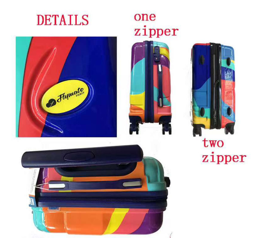 Classic Vintage ABS 3 Pieces Set Trolley Bags Hard Shell Traveling Spinner Kofferpakket Set
