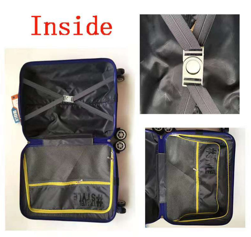 Classic Vintage ABS 3 Pieces Set Trolley Bags Hard Shell Traveling Spinner Kofferpakket Set
