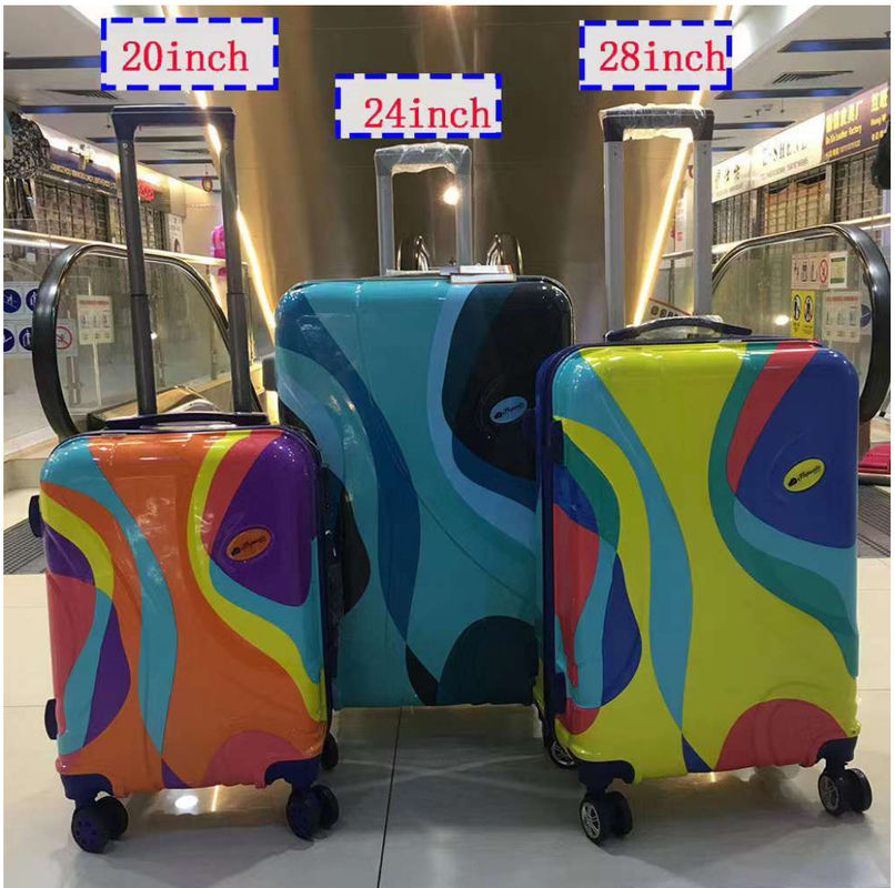 Classic Vintage ABS 3 Pieces Set Trolley Bags Hard Shell Traveling Spinner Kofferpakket Set