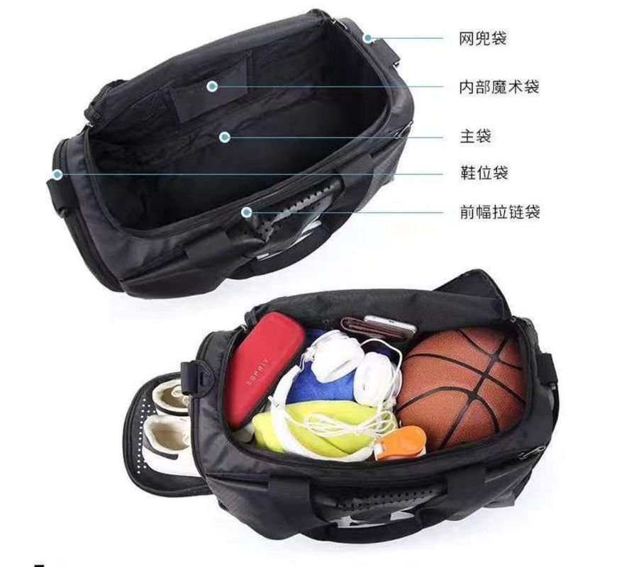 Grote, waterdichte sportzak, droog, 100% gerecycled, handgemaakt, waterdicht.