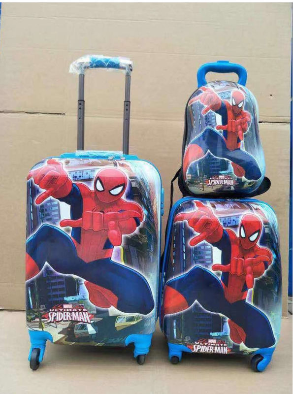 Gepersonaliseerde Cartoon Anime Super Man Koffer Kinderen Rolling Bagage Bag Kinderen Jongen Trolley Cases