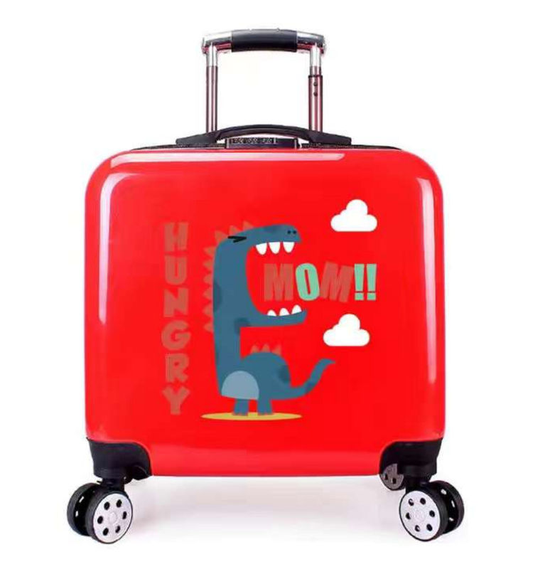 Kinderen Bagage Universal Wheel Cartoon Trolley Box Kleine Boarding Travel Box Lichte trailer Bagage