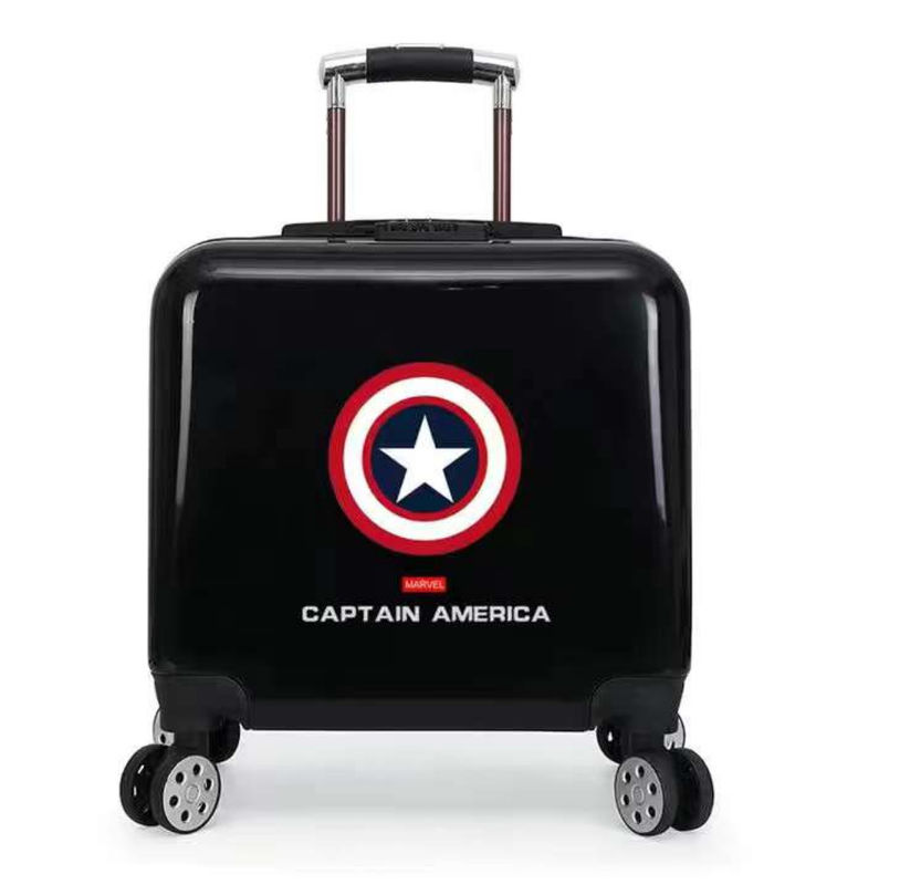 Groothandel 18 inch ABS + PC Aanpassen Carry On Kids Reiskoffer Kinderen Trolley Bagage Bag