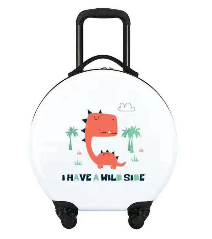 Modeontwerp Aanpassing Ronde vorm Kinderen 18 inch Trolley tassen Schattig Kinderen Reisbagage Voor Kinderen