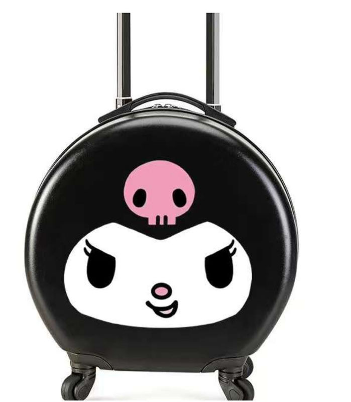 18 inch draagbare koffer op wielen reis rollende bagage kinderen afgeronde bagage cabine trolley tas schattig kleine koffer