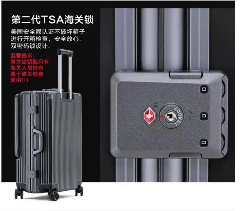 Spinner trolley voor bagage met TSA sloten Zwart, donkergroen, rood, Carry-On 20-Lnch, PC Hardside koffer met Front Poc