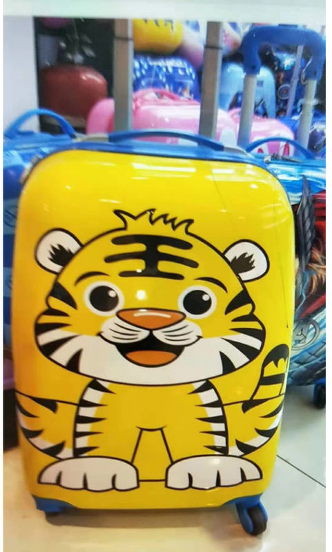 Groothandel Guangzhou Kinderen Reiskoffer Doos Hoogwaardige tekenfilm Print Scooter Koffer Kinderen Mode Kinderen Bagage